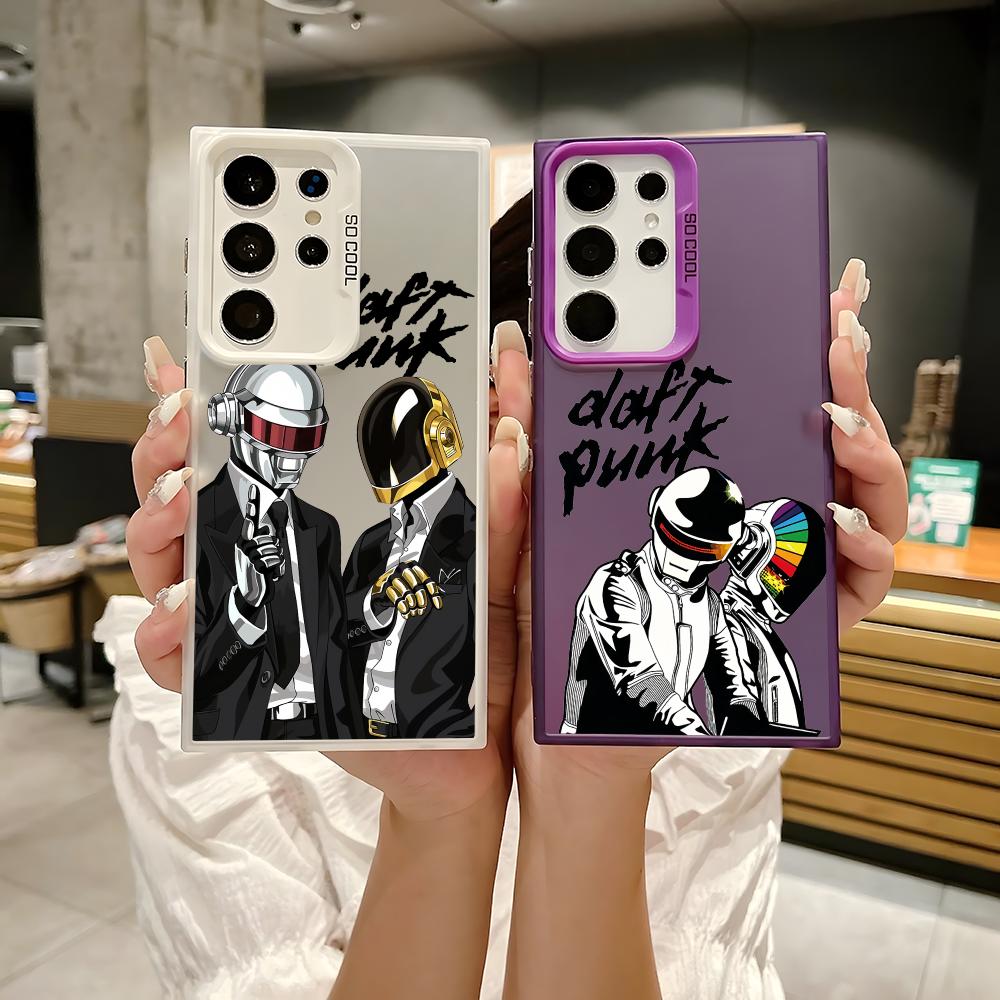 Phone Cases With Loop - Funda de Silicona Colorida Plateada para