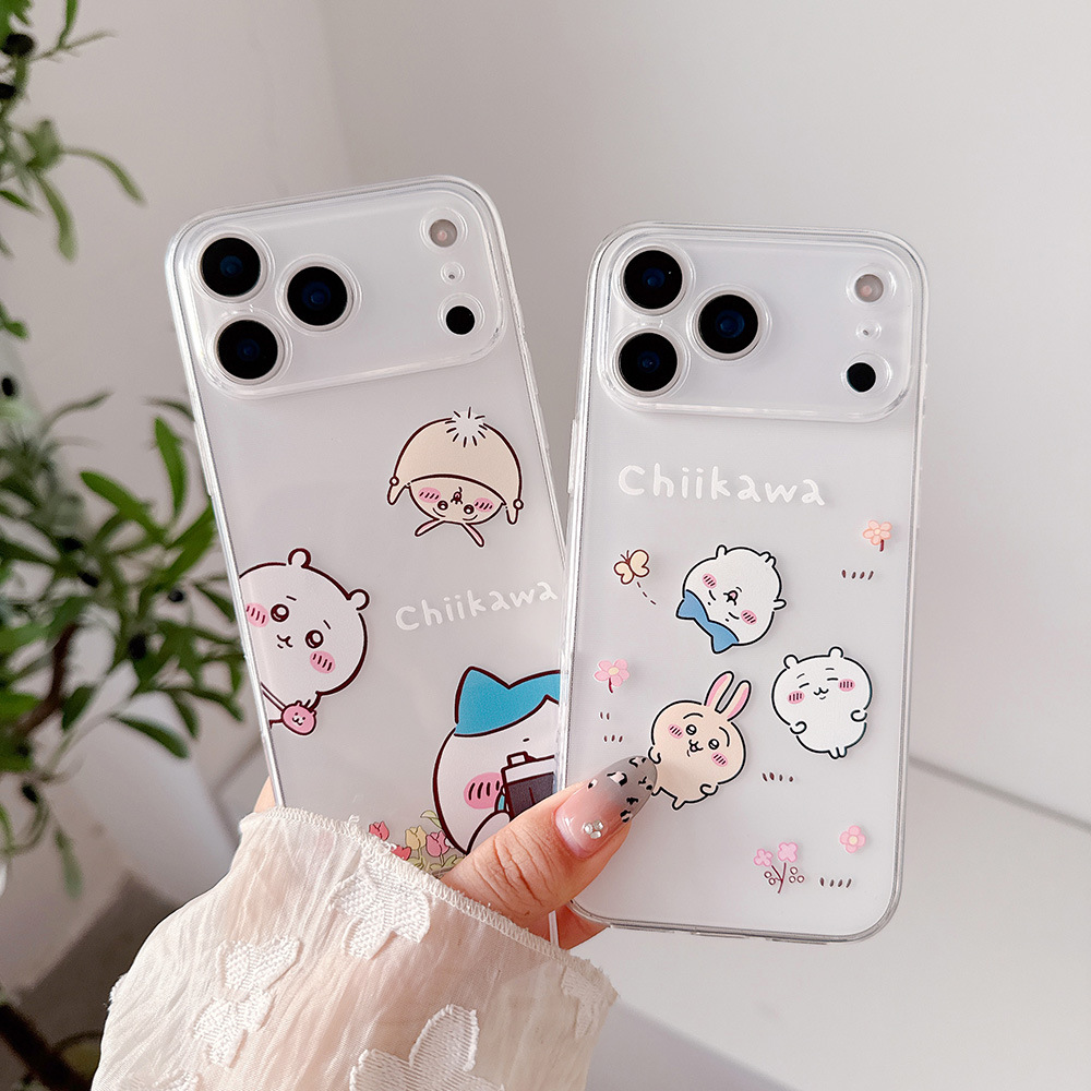 Cute Cartoon Case - Funda Transparente para Teléfono con Diseño