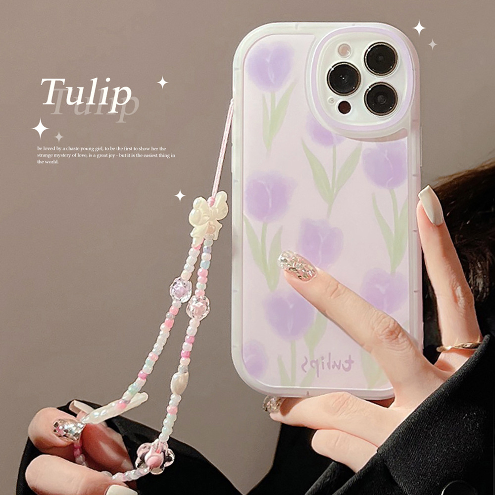 Phone Cases With Loop - Funda de teléfono con flores de
