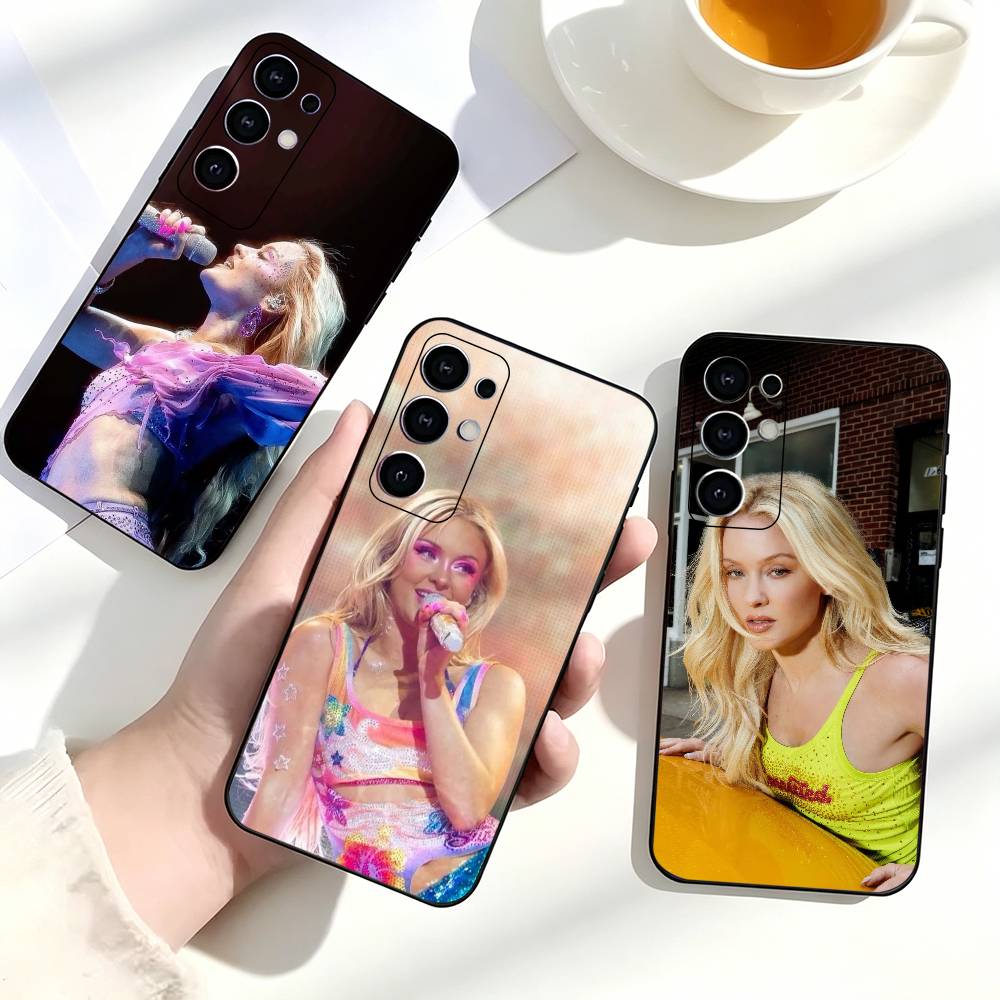 Phone Cases Zara - Funda de Silicona Suave Negra para