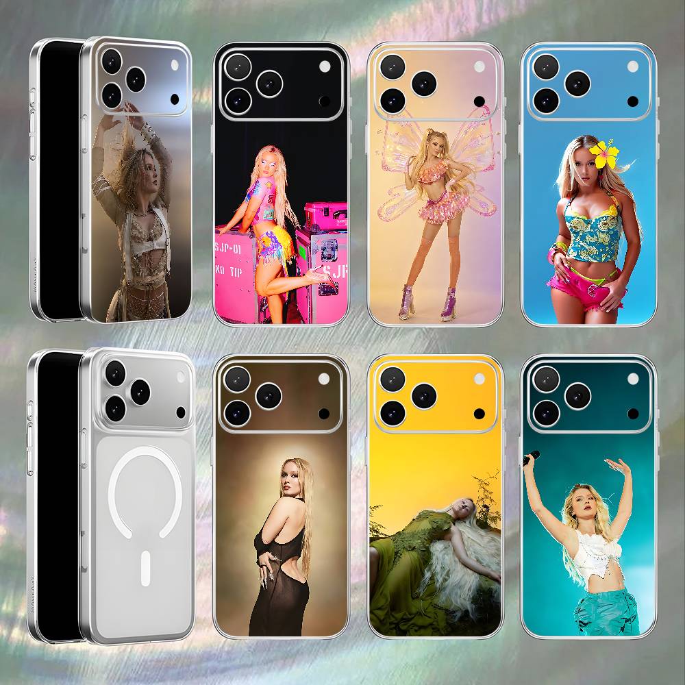 Phone Cases Zara - Funda Transparente Blanca Antigolpes Zara Larsson