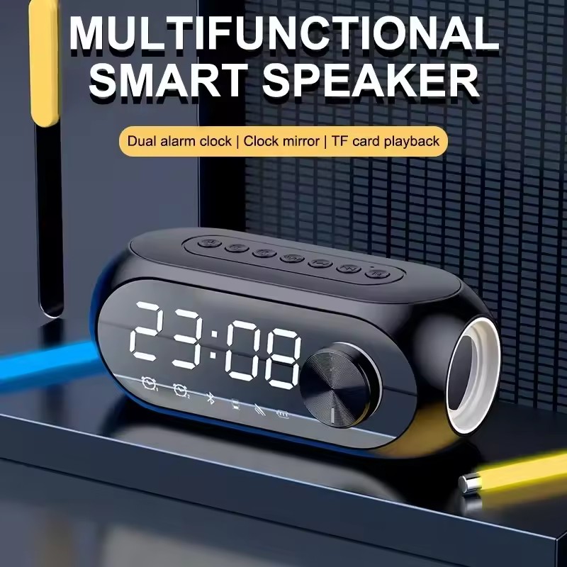 Phone Cases Big W - Altavoz Bluetooth Inalámbrico, Reloj Despertador, Radio