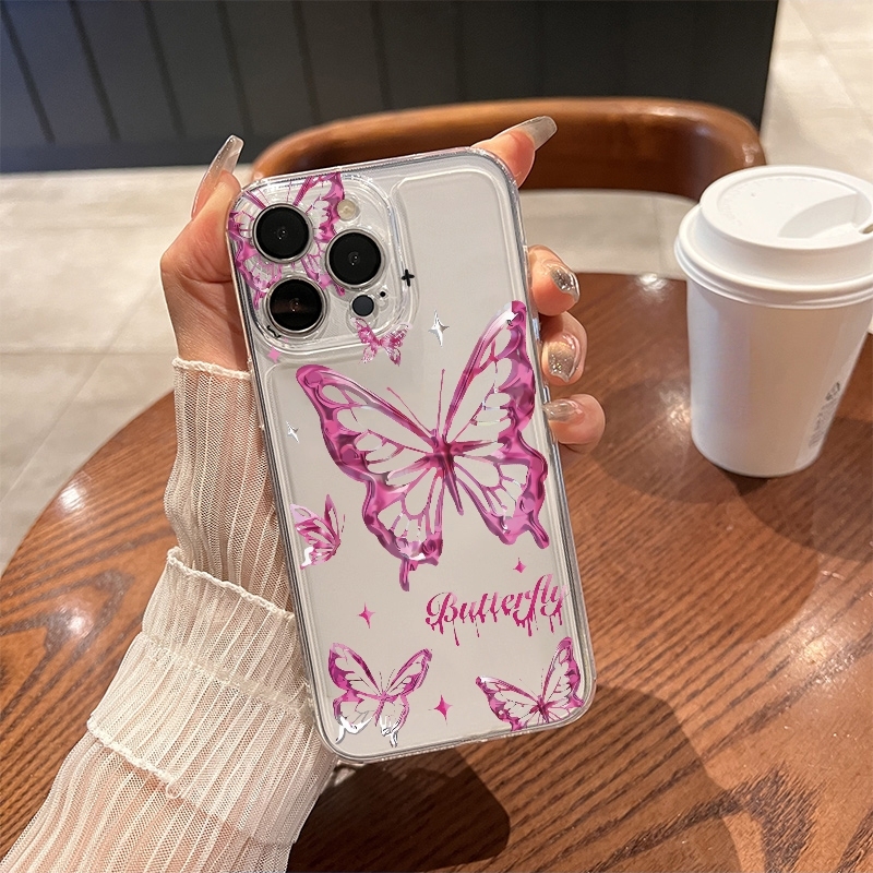 Glitter Shockproof Case - Funda Transparente Antigolpes con Diseño de