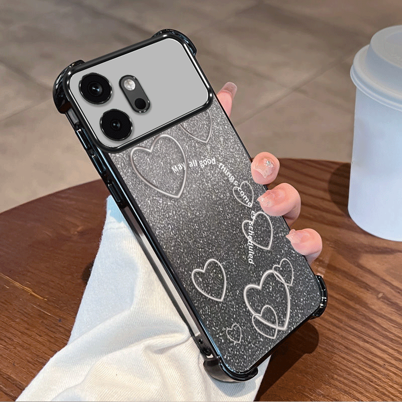 Funda con revestimiento brilla - Glitter Shockproof Case reseña y precio