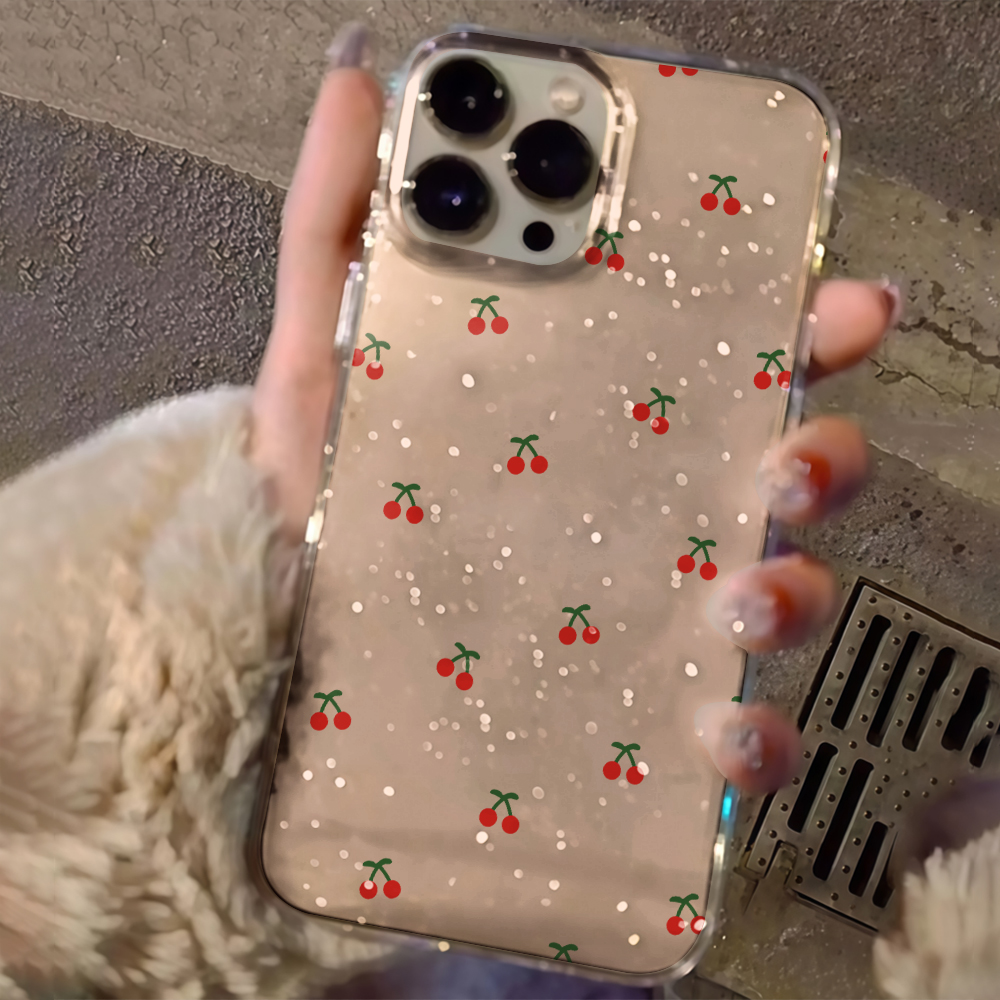 Funda Simple con Flores de Cer - Glitter Shockproof Case reseña y precio