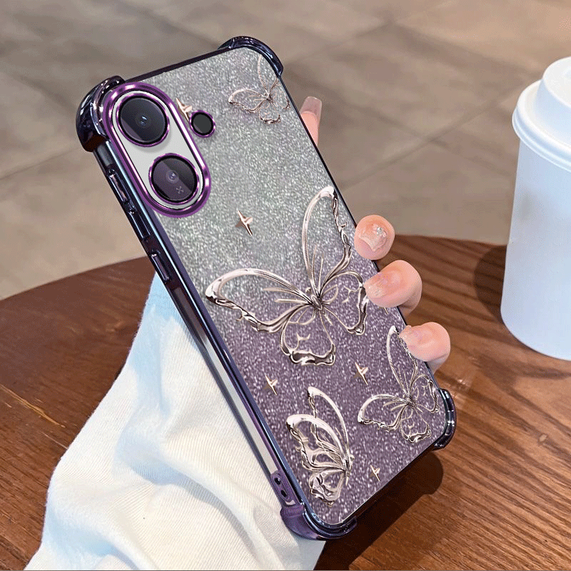 Funda protectora con revestimi - Glitter Shockproof Case reseña y precio