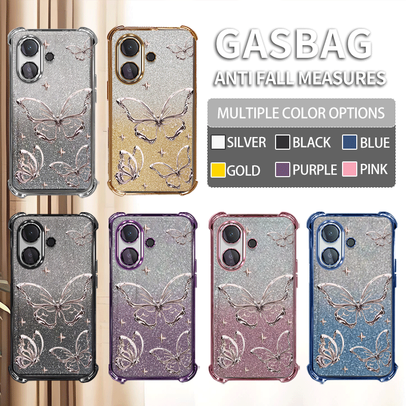 Funda protectora con revestimi - Glitter Shockproof Case reseña y precio