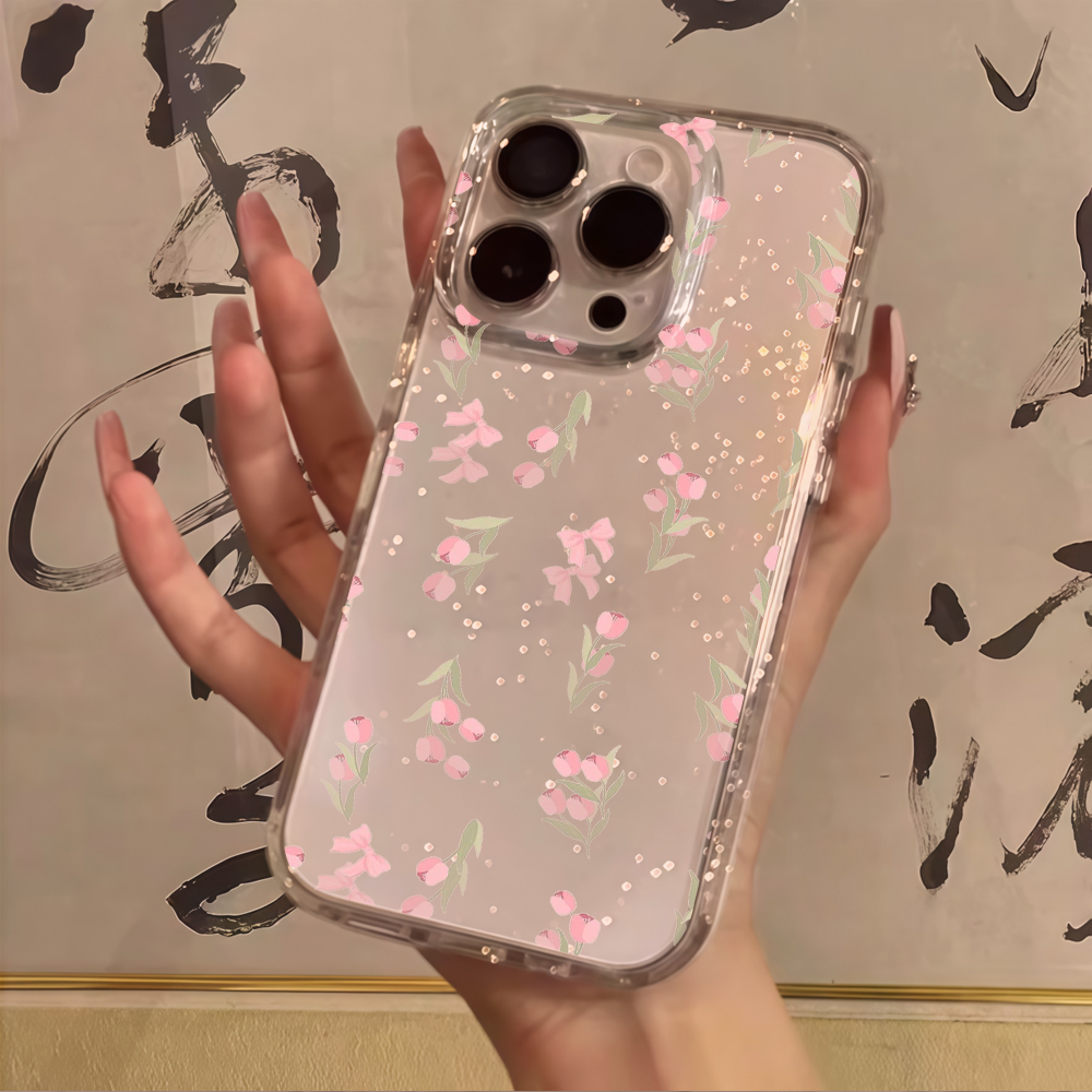 Funda de Teléfono Transparente - Glitter Shockproof Case reseña y precio