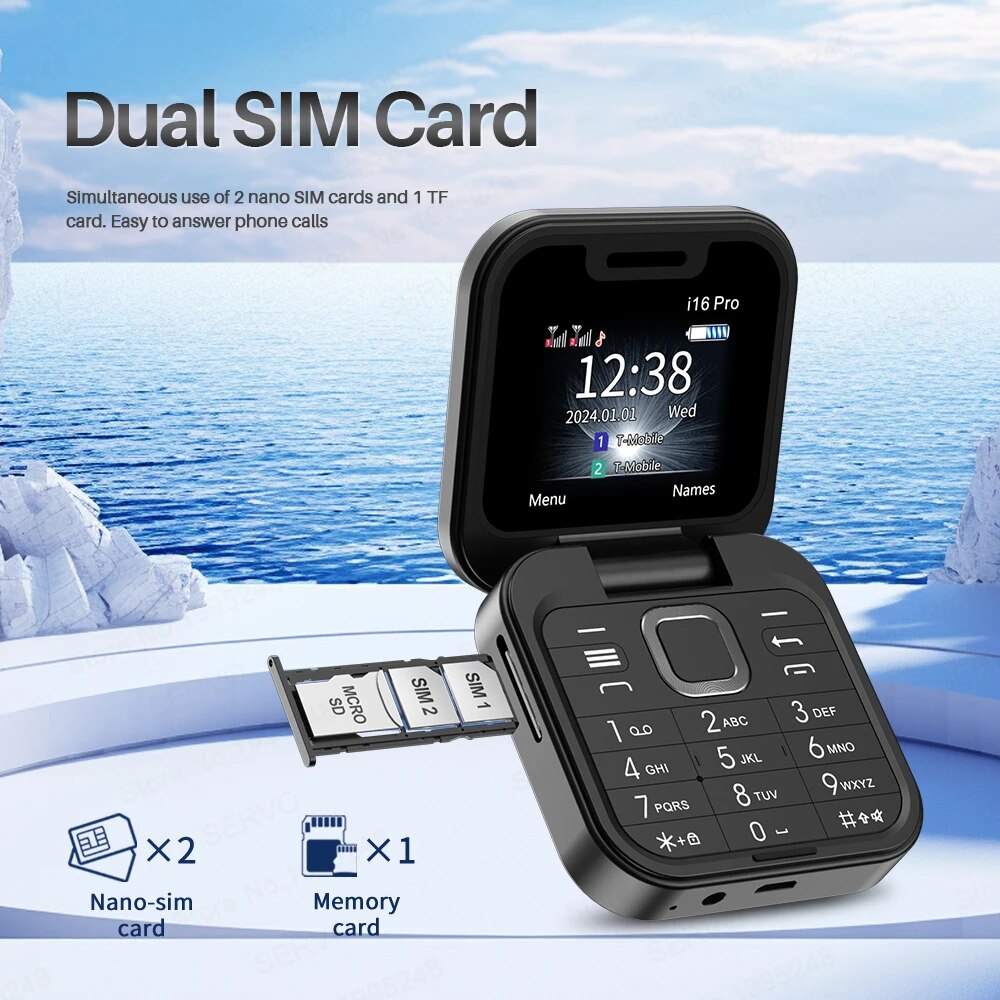SERVO I16 Pro MIni Fold teléfo - Phone Cases Verizon reseña y precio