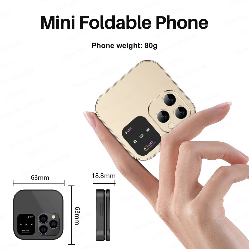 SERVO I16 Pro MIni Fold teléfo - Phone Cases Verizon reseña y precio