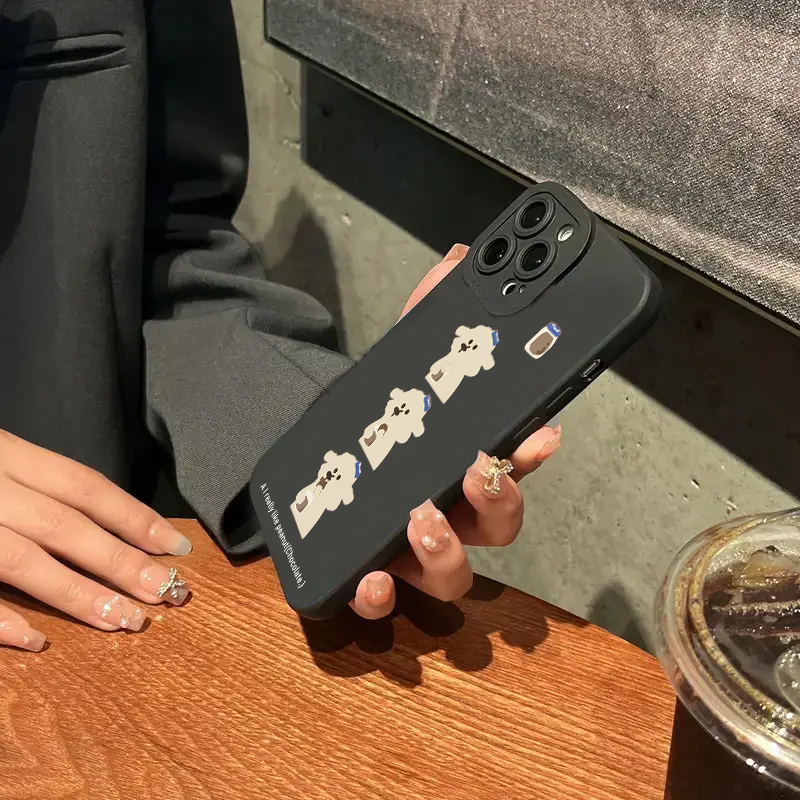 Funda de Silicona Suave con Di - Cute Cartoon Case reseña y precio