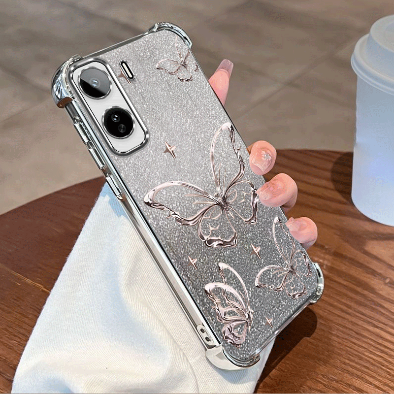 Funda con revestimiento brilla - Glitter Shockproof Case reseña y precio