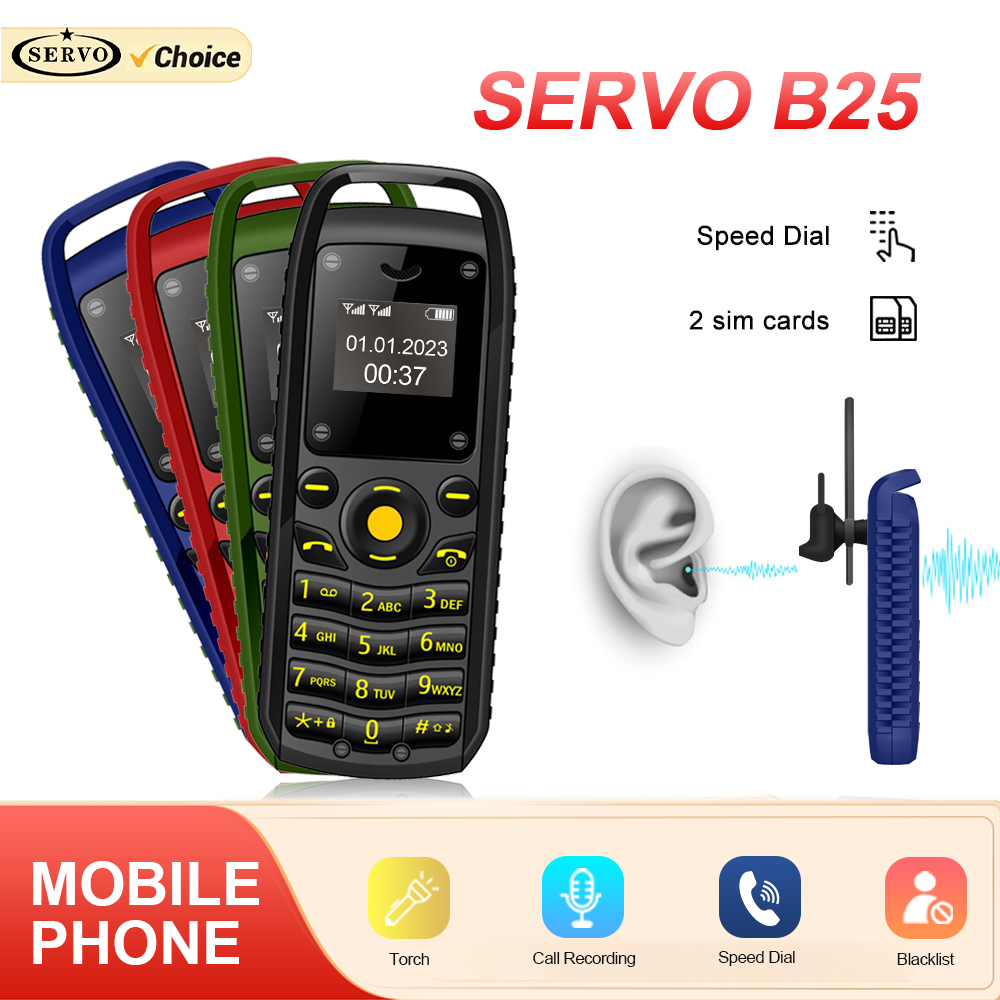 SERVO B25 Mini teléfono móvil  - Phone Cases Verizon reseña y precio