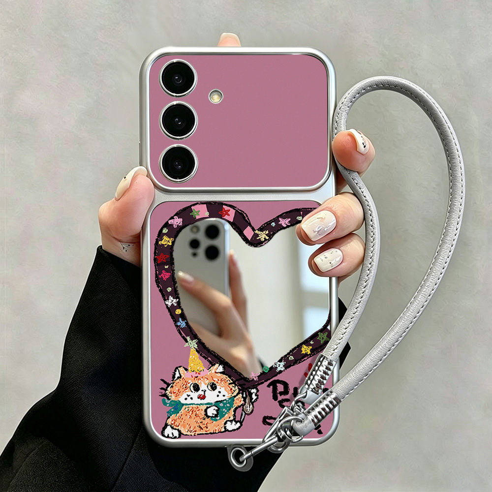 Funda de teléfono con espejo p - Cute Cartoon Case reseña y precio