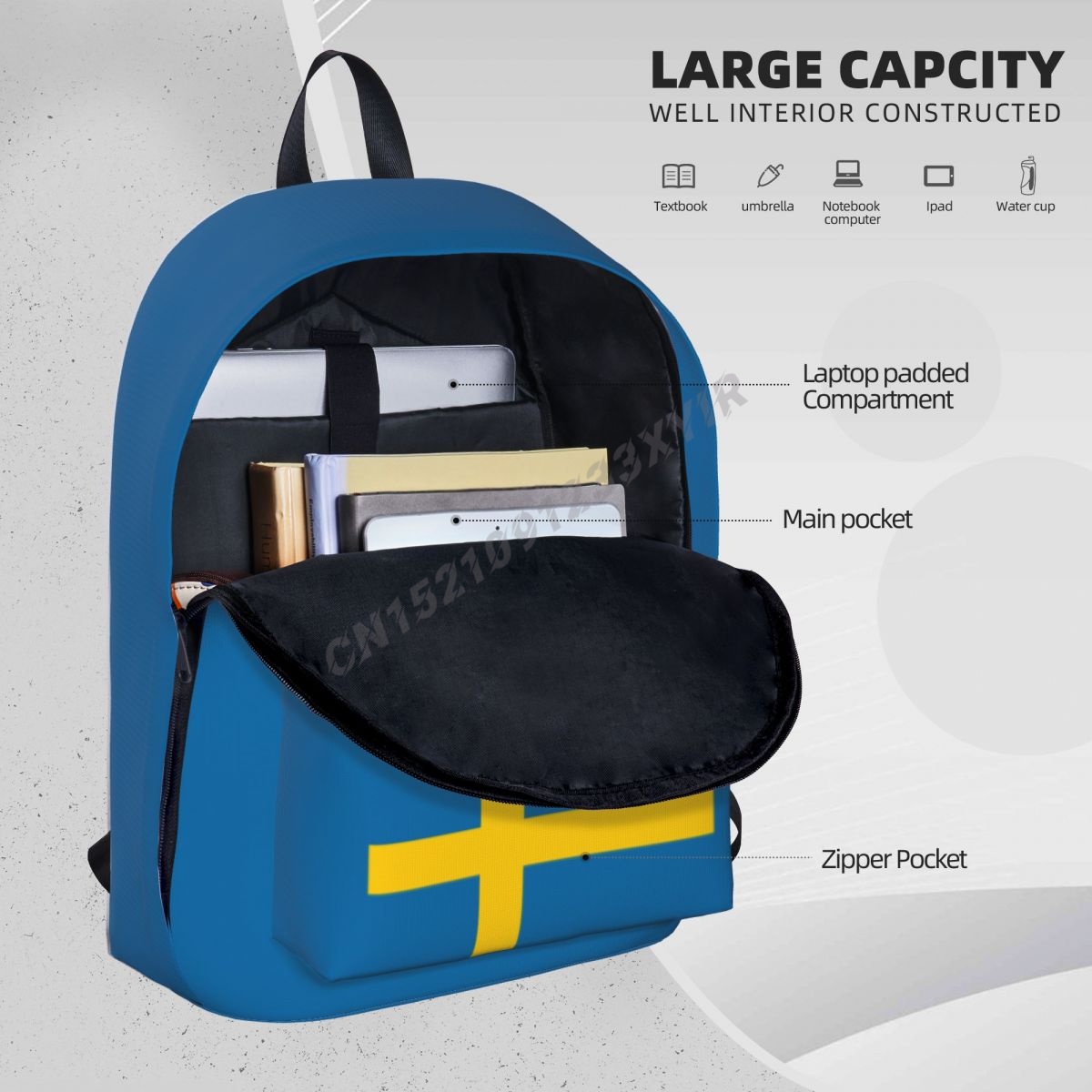 Mochila Unisex con bandera sue - Phone Cases Sweden reseña y precio